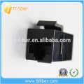 Black Cat6 Catline Inline Coupler Cat6 Network Jack